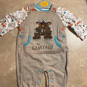 Gruffalo shirt & overalls (0-3 months)